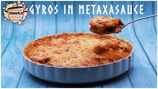 GYROS in Metaxasoße 🍲🇬🇷I Simmals Kitchen [upl. by Acinomahs749]