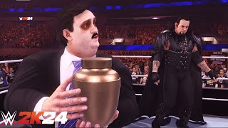 WWE 2K24  Undertaker With Paul Bearer Entrance PS5 4K [upl. by Ainahs]