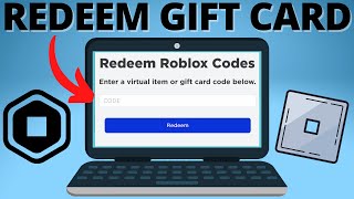 How to Redeem Roblox Gift Card PC amp Mobile  Redeem Roblox Codes [upl. by Eniamzaj678]