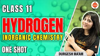 Hydrogen Class 11  One Shot  Inorganic Chemistry  Durgesh Maam  Vedantu [upl. by Ahsimac582]