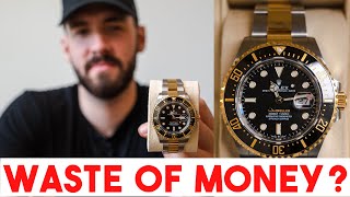 Waste Of Money  Rolex Two Tone Sea Dweller 126603 Watch Review [upl. by Aniuqaoj]