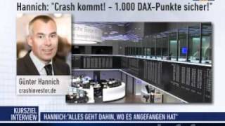 Hannich quotCrash kommt  1000 DAXPunkte sicherquot [upl. by Anovad]