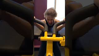 Never turn down gym grannys cookies bodybuilding gym fitness granny [upl. by Derdle481]