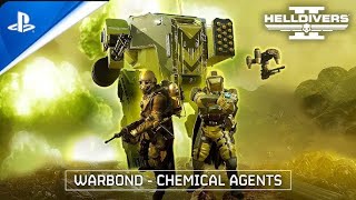 Helldivers 2  Chemical Agents New Premium Warbond  PS5 amp PC Games [upl. by Staffan]