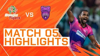 2023 Abu Dhabi T10 Match 5 Highlights Bangla Tigers vs New York Strikers  Season 7 [upl. by Anerak523]