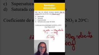 19 FísicoQuímica 3 Insaturada saturada supersaturada saturada com corpo de fundo enemdicas [upl. by Ynor]