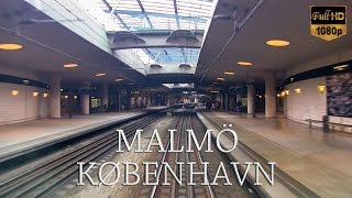 Train Drivers View Malmö to Copenhagen Part 1 of 2 [upl. by Elyse]