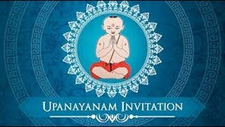 Exclusive Upanayanam Ceremony Invitation Video  Thread Ceremony Video Invitation  Invitercom [upl. by Wilkie181]