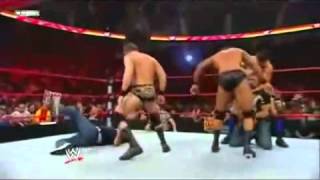 Batista returns 2009 and save Triple H YouTube [upl. by Barber]