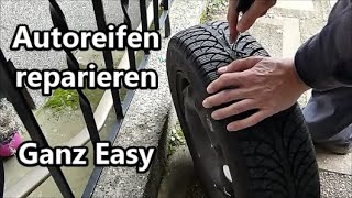 Autoreifen reparieren  Easy [upl. by Kcirdneh]