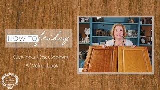 How To Make Your Oak Cabinets Look Like Walnut  Using Gel Stain and our New Matte Sealer [upl. by Earleen]