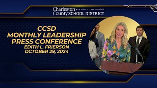 CCSD Monthly Leadership Press Conference  October 29 2024 [upl. by Amber]