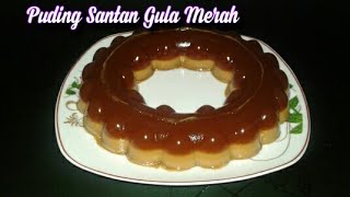 Resep Cara Mudah Membuat Puding Santan Gula Merah Yang Rasa Lezatnya Jempolan [upl. by Atinaujnas]