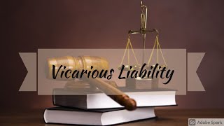 Vicarious Liability  Law of Torts  Easy way  in Hindi [upl. by Honniball]