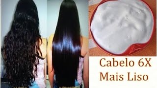 🔥O Melhor Alisamento Caseiro e Economico Que Existe Cabelos Lisos Sem Volume E Sem Frizz [upl. by Sugihara924]