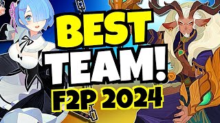 BEST TEAM For F2P Progression 2024 AFK Arena [upl. by Enimaj]