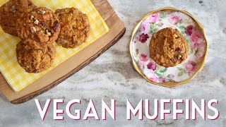 QUICK amp EASY VEGAN MORNING GLORY MUFFINS [upl. by Ennaeed]