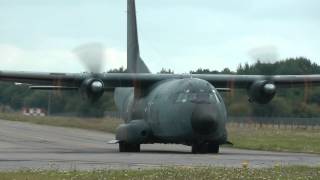 C160 transall armée de lair Française takeoff Nantes airport [upl. by Han]