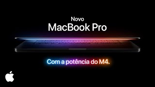 Novo MacBook Pro  Com a potência do M4  Apple [upl. by Tnilf]