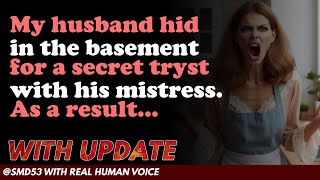 Reddit Stories  My husband hid in the basement for a secret tryst with his mistress As a result… [upl. by Naquin949]