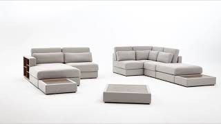 Modulaire Hoeksalon Creation made by Seats and Sofas [upl. by Ixel]