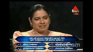 Sirasa Lakshapathi Winning 1 Million 08082014 [upl. by Odlanra407]