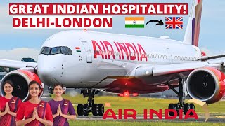 Air India Airbus A350900 DelhiLondon  AIR INDIA Economy class  Indian Hospitality Trip Report [upl. by Thornie]