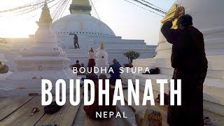 Boudha Stupa Boudhanath • Nepal  JOEJOURNEYS [upl. by Nnylirej799]