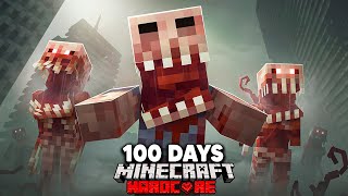 I Survived 100 Days in a Nuclear Infection in Hardcore Minecraft [upl. by Moonier616]