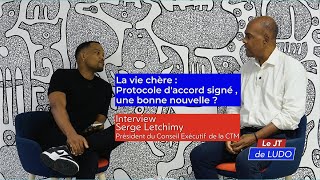 La Vie Chère  Protocole daccord signé  Interview Serge Letchimy [upl. by Lehmann]