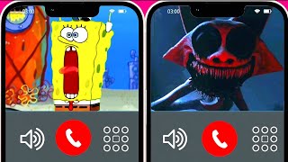 Spongebob Called The Zoonomaly Monster On The Phone [upl. by Elinet]