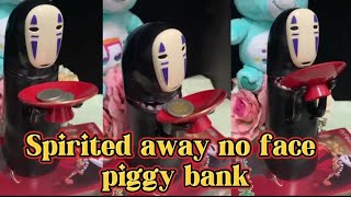 SPIRITED AWAY NO FACE PIGGY BANK [upl. by Krall]