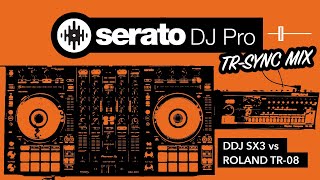 Serato TRSync  DDJ SX3 amp Roland TR08 DJ Mix  Midweek Motivation [upl. by Annahsed378]