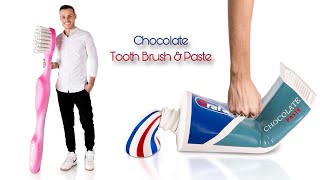 Chocolate Toothbrush and Paste [upl. by Sioled]