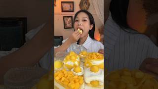 Mango desserts asmreating mukbang shorts [upl. by Jd]