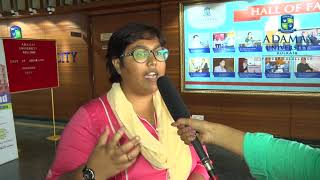 Adamas University  Placement Diaries  Sayantani Mukherjee MBA HR [upl. by Baggett347]