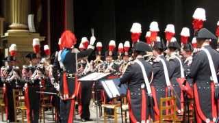 La Fedelissima marcia dellArma dei Carabinieri suonata dalla Banda a Perugia [upl. by Ynnavoig462]