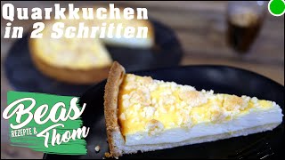 Schneller frischer Quarkkuchen in 2 Schritten [upl. by Meehahs]