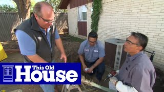 How to Repair a Sewer Pipe Under a Concrete Slab  This Old House [upl. by Enahsed501]