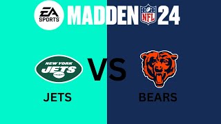 Madden Nfl 24 Jets vs Bears [upl. by Audy]