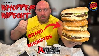 Burger King New Triple Threat Whopper Wipeout [upl. by Norse]