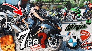 RIDING WITH THE BIGGEST SUPERBIKE GROUP OF INDIA Worth ₹7CRORE Bikes  VLOG [upl. by Repsaj471]