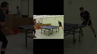 Tyler Third Ball Attack Penhold Slam vs Tom ATTC Auburn Table Tennis Club pingpong smash pips [upl. by Hillyer]