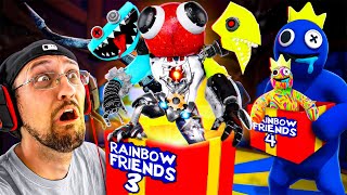 Rainbow Friends Chapter 3 amp 4 comes EARLY Blue Surprises FGTeeV in Roblox [upl. by Ardnasac]