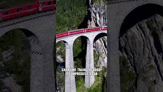 Explore the Landwasser Viaduct A Swiss masterpiece travel facts placesyouwanttovisitoneday [upl. by Greta]