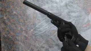 Airsoft gun Shots with the supressed maruzen walther PPKS airsoft gun [upl. by Mcknight]