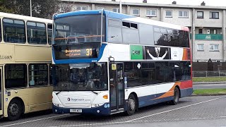 37A Stagecoach Fife Scania N230UD OmniCity 15068 LX09 AEO [upl. by Leidba]