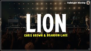 LION feat Chris Brown amp Brandon Lake  Elevation Worship Lyrics [upl. by Lammaj]