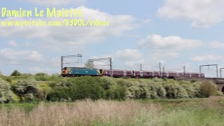 MML Class 47749 ‘City of Truro’ 66s 180s 222s amp 360s at 14 Arches Irchester Viaduct 16th May 2023 [upl. by Enoitna59]