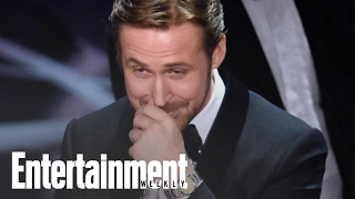 Ryan Gosling Explains Why He Laughed During The Oscars MixUp  News Flash  Entertainment Weekly [upl. by Dustan22]